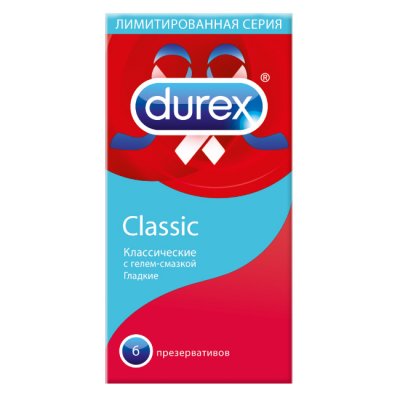 Купить durex (дюрекс) презервативы classic 6шт в Кстово