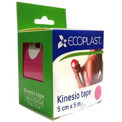 Купить ecoplast лента фиксирующая кензио тейп 5см х 5м розовый в Кстово