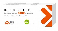 Купить небиволол-алси, таблетки 5мг, 30 шт в Кстово