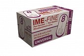 Купить иглы ime-fine для инъекций универсальные для инсулиновых шприц-ручек 31g (0,26мм х 8мм) 100 шт в Кстово