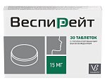 Купить веспирейт, таблетки с  пролонгированным высвобождением 15мг, 30шт в Кстово