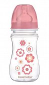 Купить canpol (канпол) бутылочка pp easystart с широким горлышком антиколиковая с 3 месяцев розовая, 240 мл в Кстово