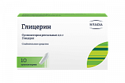 Купить глицерин, суппозитории ректальные 2,11г, 10 шт в Кстово