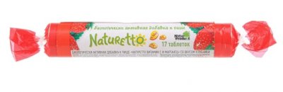 Купить натуретто, витамины+марганец со вкусом клубники, таблетки 39г бад в Кстово