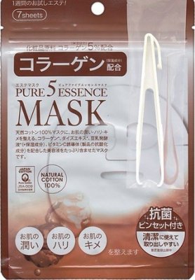 Купить japan gals (джапан галс) маска коллаген pure5 essential, 1 шт в Кстово