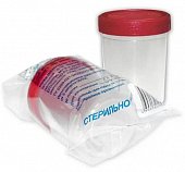 Купить контейнер для биопроб стерильный 100мл, в индивидуальной упаковке в Кстово