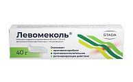 Купить левомеколь, мазь для наружного применения 40 мг/г+7,5 мг/г, 40г в Кстово