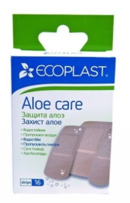 Купить ecoplast aloe care набор полимерных пластырей, 16 шт в Кстово