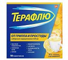 Купить терафлю от гриппа и простуды, порошок для приготовления раствора для приема внутрь, лимонный, пакетики 22,1г, 10 шт в Кстово
