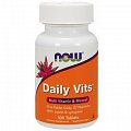 Купить now foods (нау фудс) daily vits комплекс витаминов, таблетки 1252мг, 100 шт бад в Кстово