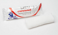 Бинт стерильный 5мх10см высокая плотность