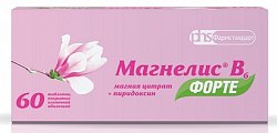 Купить магнелис в6 форте, таблетки, покрытые пленочной оболочкой 100мг+10мг, 60 шт в Кстово
