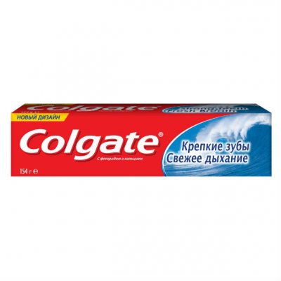 Купить колгейт (colgate) зубная паста крепкие зубы свежее дыхание, 100мл в Кстово