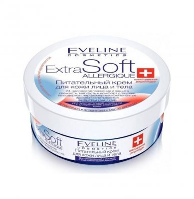 Купить eveline (эвелин) крем питательный для чувствствительной, склонной к аллергии кожи extra soft allergique 200мл в Кстово