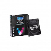 Купить durex (дюрекс) презервативы dual extase 3шт в Кстово