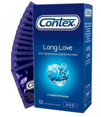 Купить contex (контекс) презервативы long love продлевающие 12шт в Кстово