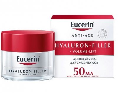 Купить эуцерин (eucerin hyaluron-filler+volume-lift (эуцерин) крем для лица для сухой кожи дневной, 50 мл в Кстово