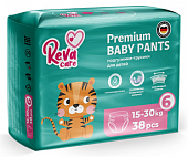 Купить reva care (рева кеа) подгузники-трусики для детей премиум, размер 6 (15-30кг), 38шт в Кстово