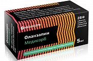 Купить оланзапин-медисорб, таблетки, покрытые пленочной оболочкой 5мг, 28 шт в Кстово
