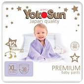 Купить yokosun premium (йокосан) подгузники-трусики размер xl (12-20кг) 38шт в Кстово