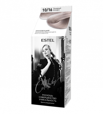 Купить estel (эстель) краска-уход для волос celebrity тон 10/16 полярный блондин в Кстово