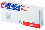 Купить диротон, таблетки 10мг, 28 шт в Кстово
