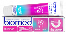 Biomed (Биомед) healthywhite паста зубная активное отбеливание и восстановление эмали клубника 65г