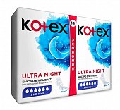 Купить kotex ultra (котекс) прокладки ультра ночные 14шт в Кстово