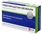 Купить леветирацетам велфарм, таблетки покрытые пленочной оболочкой 500 мг, 60 шт в Кстово