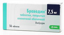 Купить бравадин, таблетки, покрытые пленочной оболочкой 7,5мг, 56 шт в Кстово