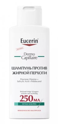 Купить eucerin dermo capillaire (эуцерин) шампунь-гель против перхоти 250 мл в Кстово