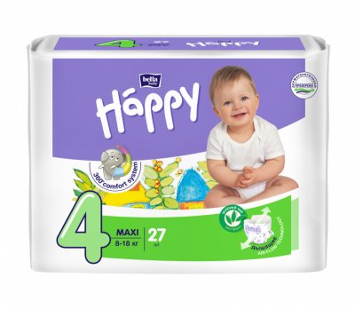 Купить bella baby happy (белла) подгузники 4 макси 8-18кг 27 шт в Кстово
