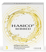 Купить hasico (хасико) презервативы ребристые 3шт в Кстово