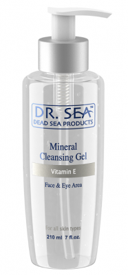 Купить dr.sea (доктор сиа) гель для лица и глаз очищающий минеральный витамин е 210мл в Кстово