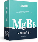 Купить lekolike (леколайк) магний b6, таблетки 60шт бад в Кстово