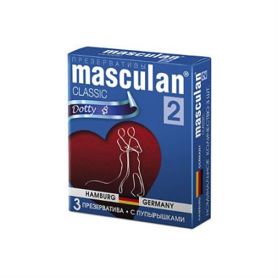 Купить masculan-2 (маскулан) презервативы классик с пупырышками 3шт в Кстово