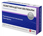 Купить леветирацетам велфарм, таблетки покрытые пленочной оболочкой 1000 мг, 30 шт в Кстово