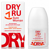 Купить драй ру (dry ru) sure woman антиперспирант для уверенных в себе женщин, 50мл в Кстово