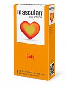 Купить masculan (маскулан) презервативы золотого цвета gold 10 шт в Кстово