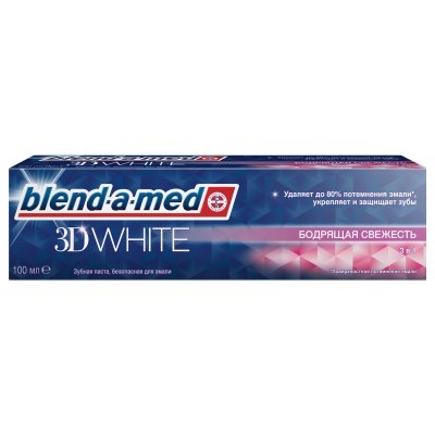 Купить blend-a-med (бленд-а-мед) зубная паста 3д вайт бодрящая свежесть, 100мл в Кстово