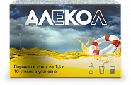 Купить алекол порошок, стик 1,5г, 10 шт бад в Кстово