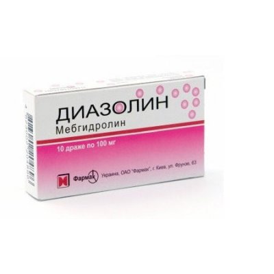 Купить диазолин, држ 100мг №10 (фармак, украина) от аллергии в Кстово