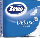 Купить зева (zewa) делюкс бумамага туалетная 3-х слойная белая, рулон 4шт в Кстово