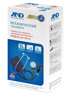Купить тонометр механический a&d (эй энд ди) ua-100 sl, со встроенным фонендоскопом в Кстово