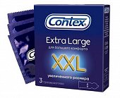Купить contex (контекс) презервативы extra large увеличенного размера 3шт в Кстово