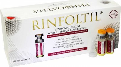 Купить rinfoltil (ринфолтил) липосомальная сыворотка против выпадения для ослабленных и истонченных волос, 30 шт в Кстово