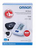 Купить тонометр автоматический omron (омрон) м2 basic, с адаптером, манжета 22-42см (hem 7121-alru) в Кстово
