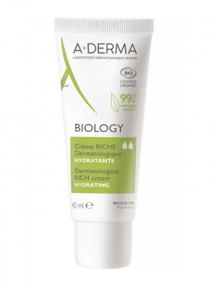 Купить a-derma biology (а-дерма) крем для хрупкой кожи лица и шеи насыщенный увлажняющий, 40мл в Кстово