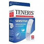 Купить пластырь teneris sensitive (тенерис) бактерицидный ионы ag нетканная основа, 20 шт в Кстово