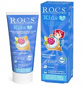 Купить рокс (r.o.c.s) зубная паста для детей фруктовый рожок без фтора, 45мл в Кстово